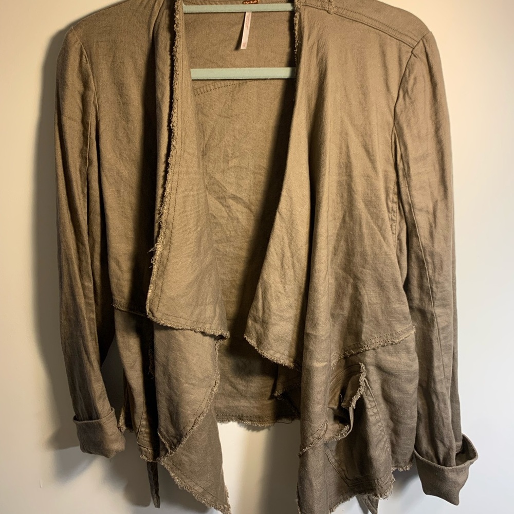 Free People Frayed Jacket
